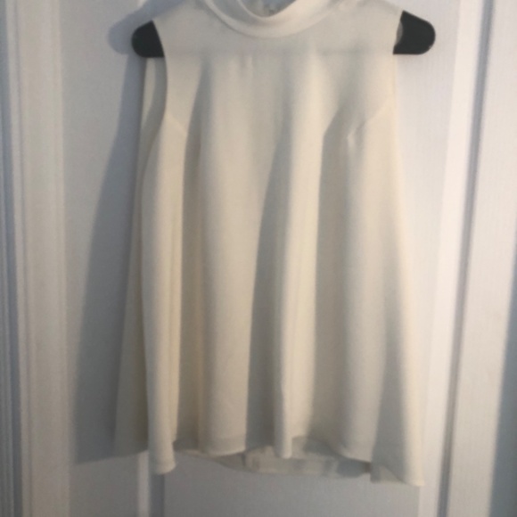 Classic Luxury Designer Lafayette 148 Mock Sleeveless Lined Tunic - Picture 2 of 4